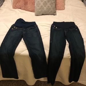 True religion maternity jeans